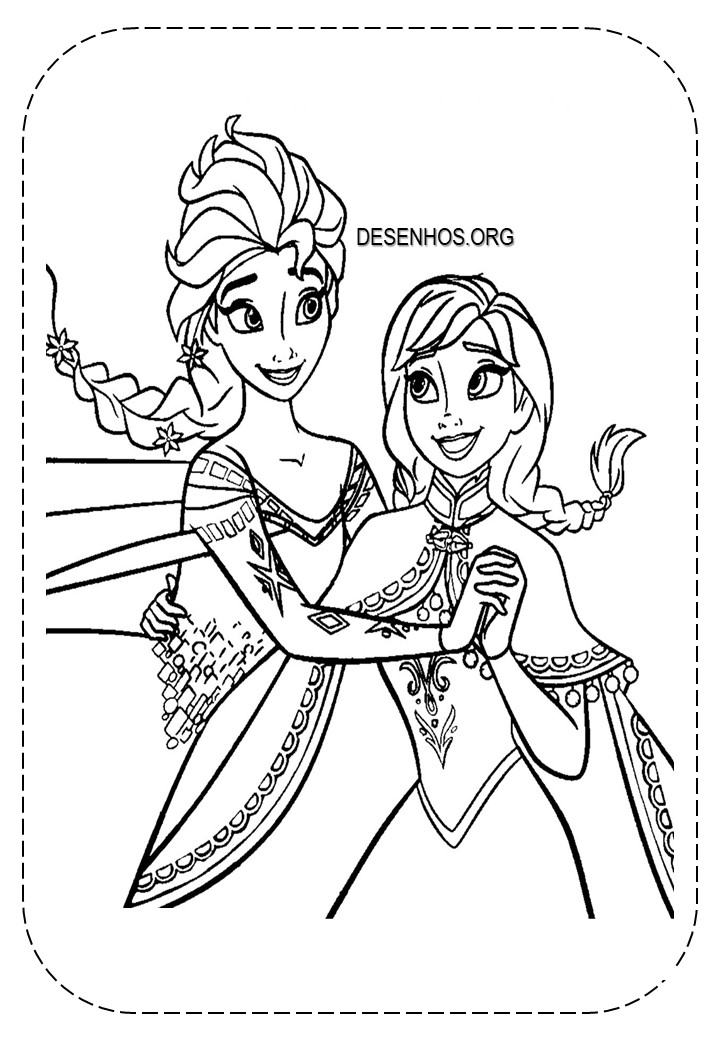 Frozen Anna e elsa imprimir 3