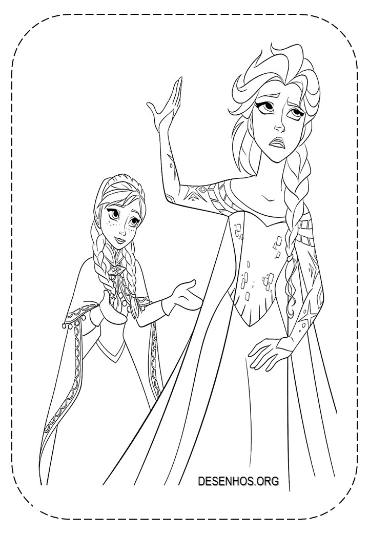 Frozen Anna e elsa imprimir 8