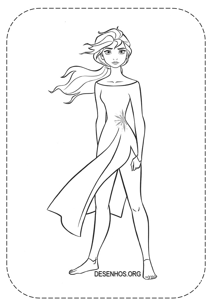 Frozen elsa imprimir 1