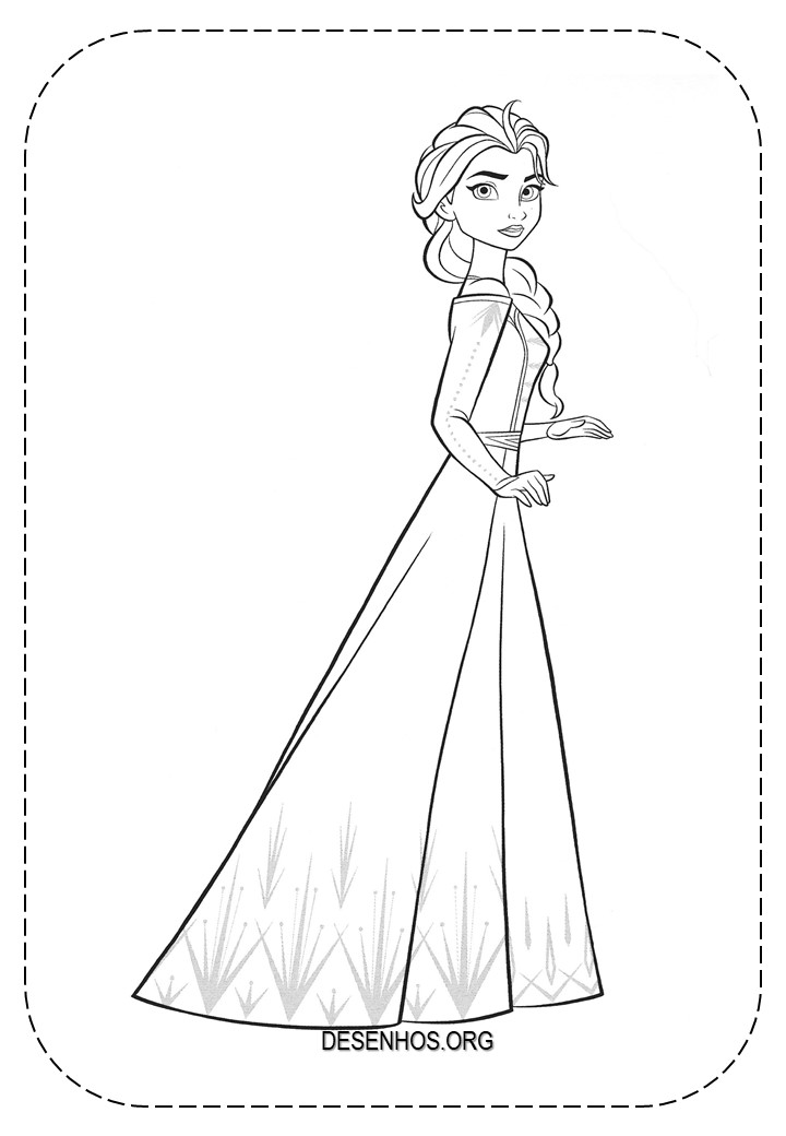 Frozen elsa imprimir 10