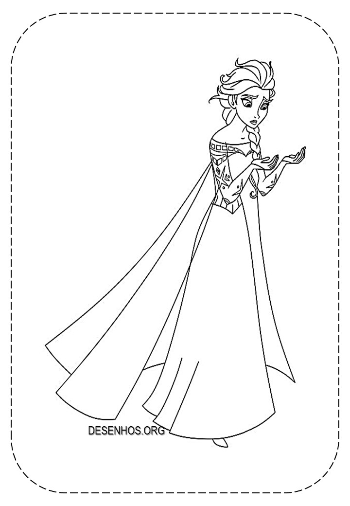 Frozen elsa imprimir 11
