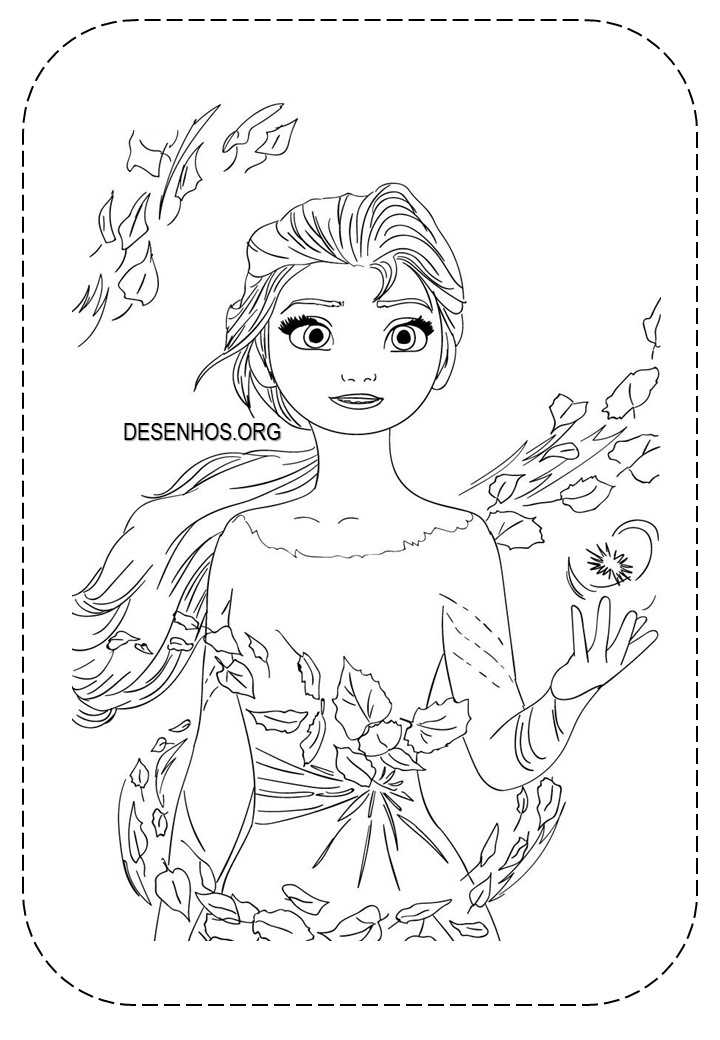 Frozen elsa imprimir 15