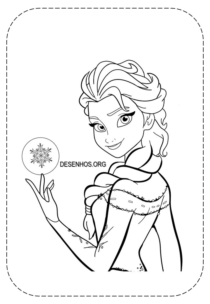 Frozen elsa imprimir 5