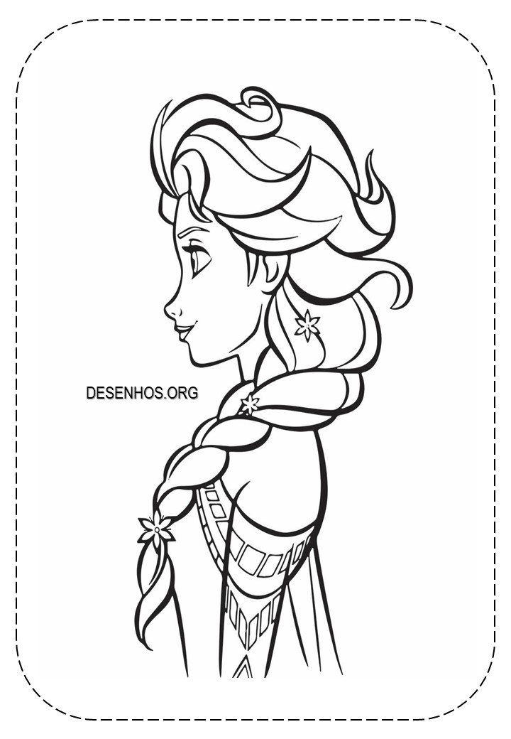 Frozen elsa imprimir 6