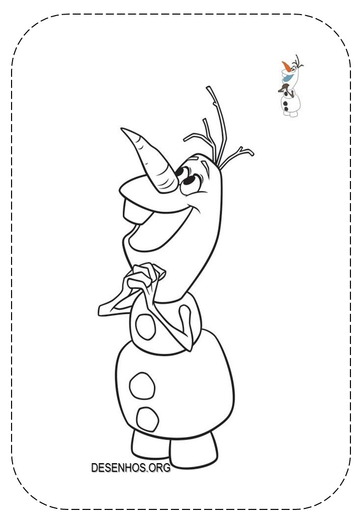 Frozen olaf imprimir 1