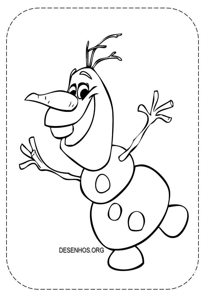 Frozen olaf imprimir 13