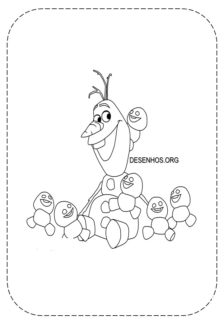 Frozen olaf imprimir 15