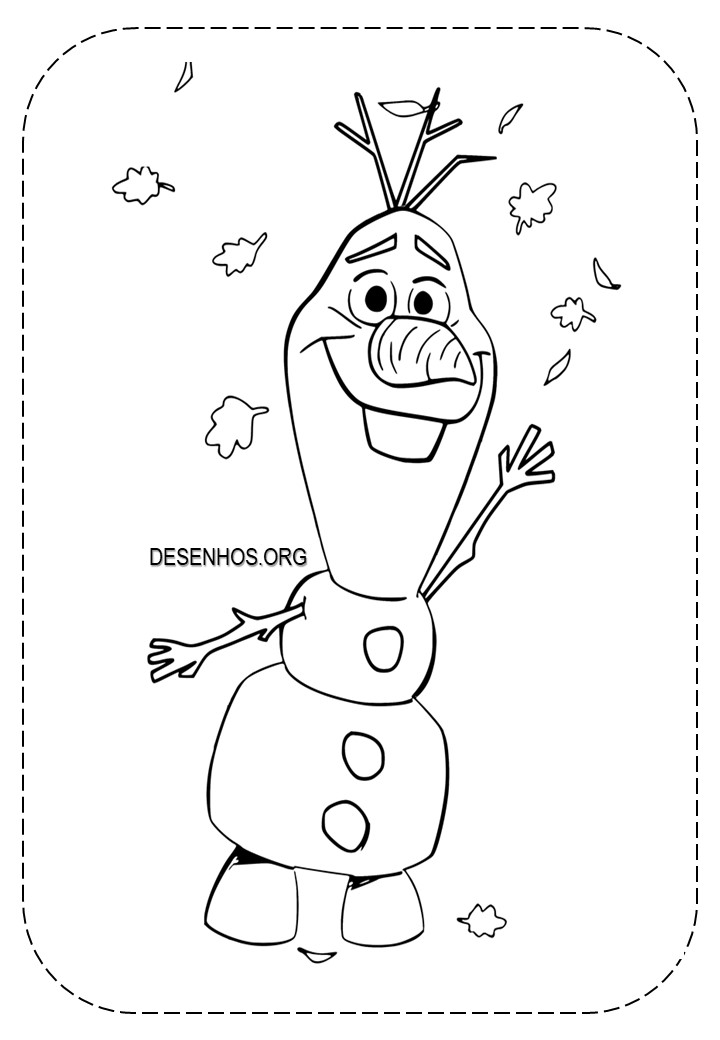 Frozen olaf imprimir 18
