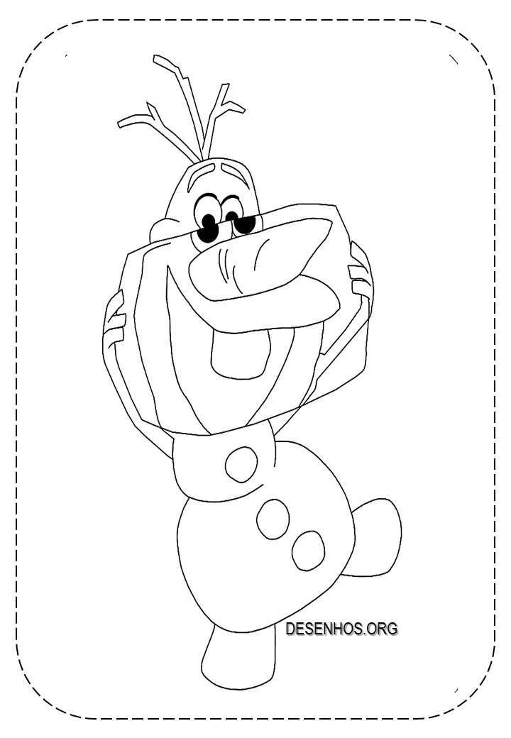 Frozen olaf imprimir 22