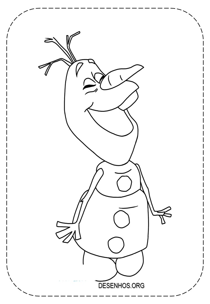 Frozen olaf imprimir 23