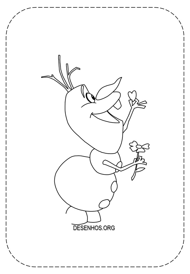 Frozen olaf imprimir 25