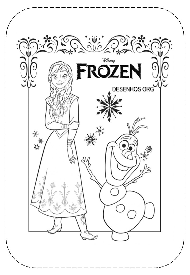 Frozen olaf imprimir 34