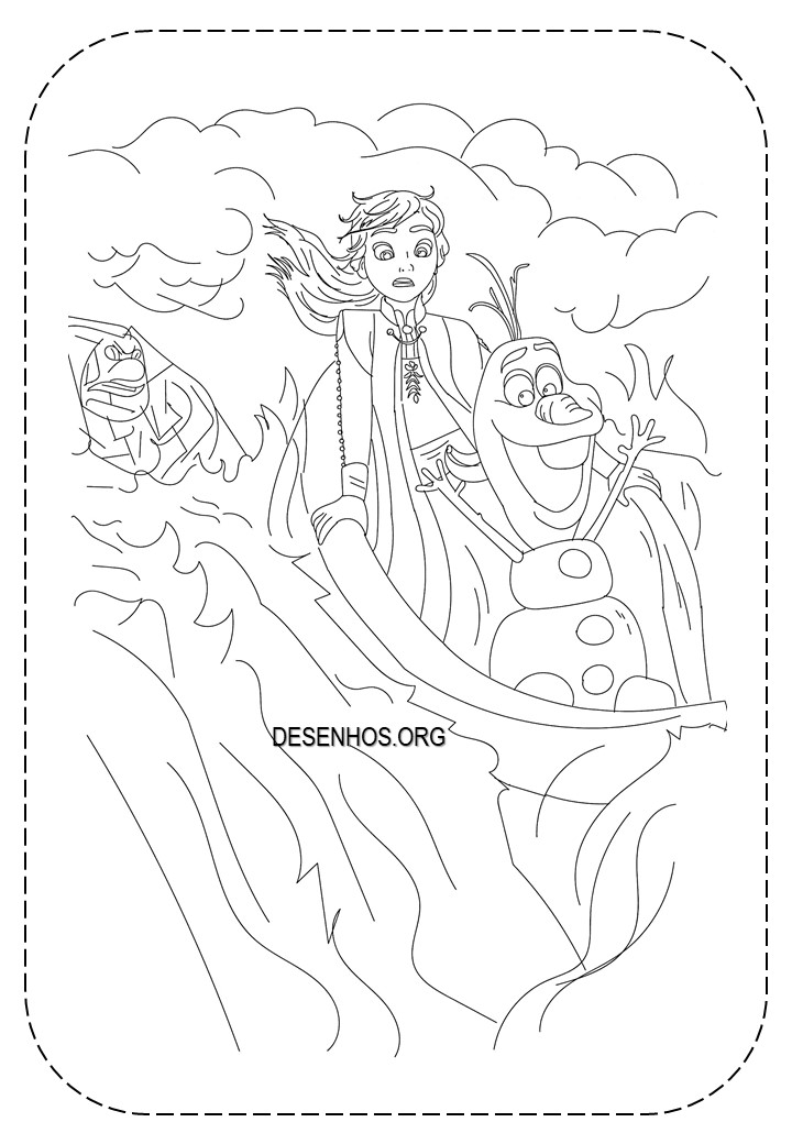 Frozen olaf imprimir 35