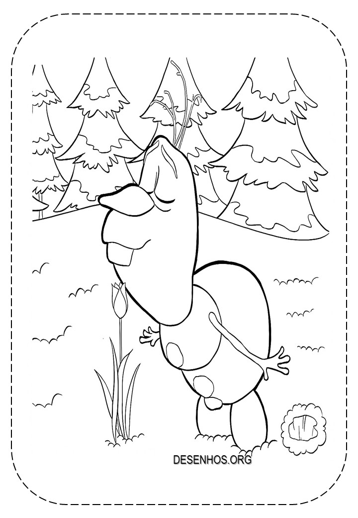 Frozen olaf imprimir 6