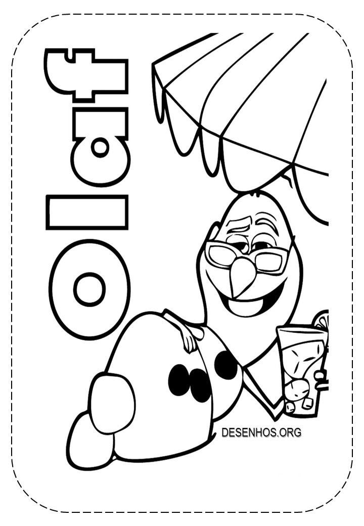 Frozen olaf imprimir 8