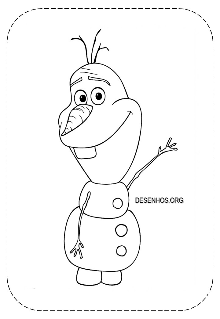 Frozen olaf imprimir 9