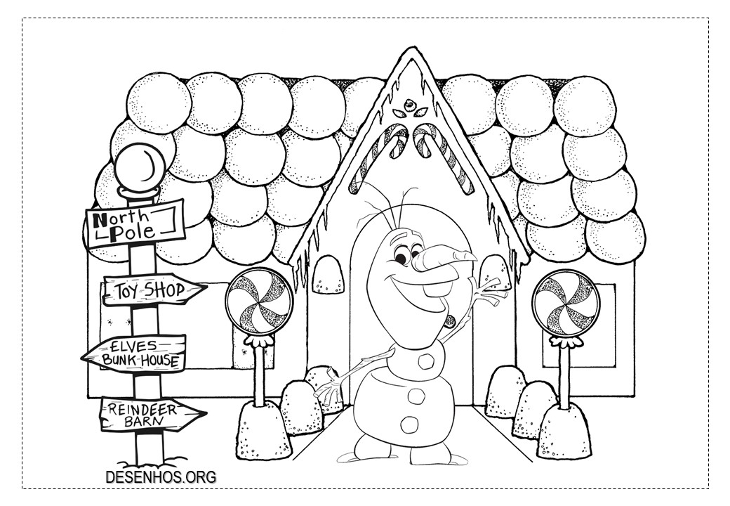 Frozen olaf para imprimir 2