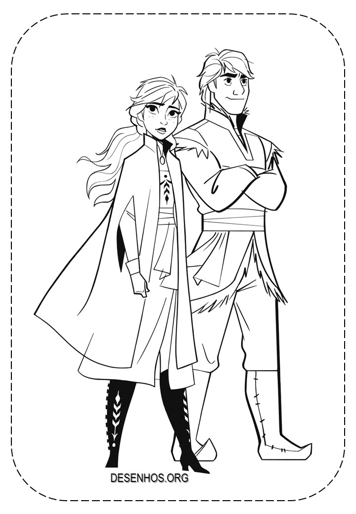 Frozen para imprimir 1