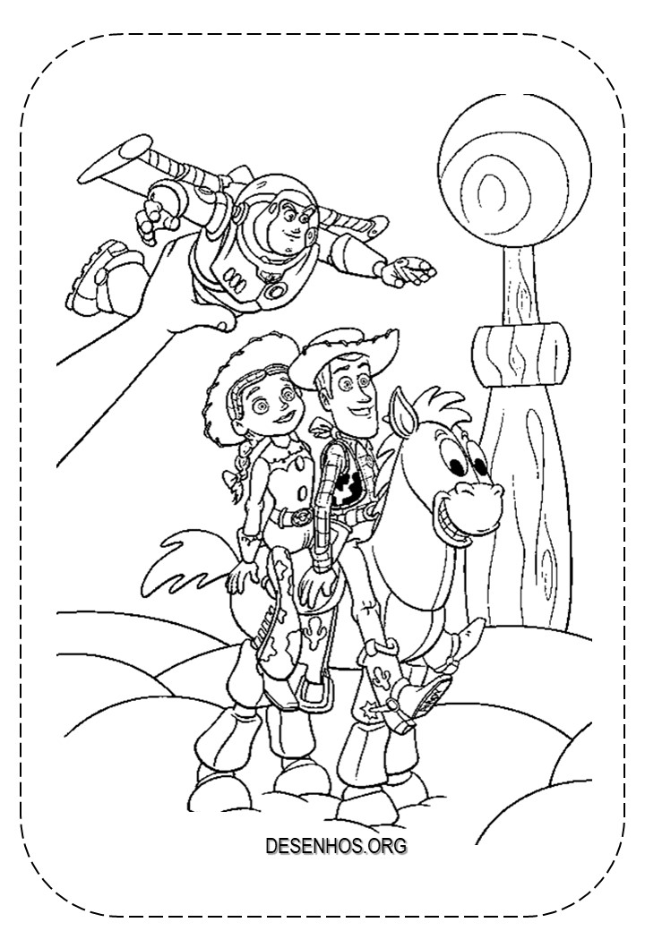 Toy Story bala no alvo imprimir 7