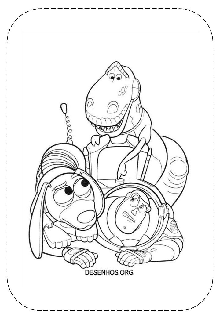 Toy Story colorir 21