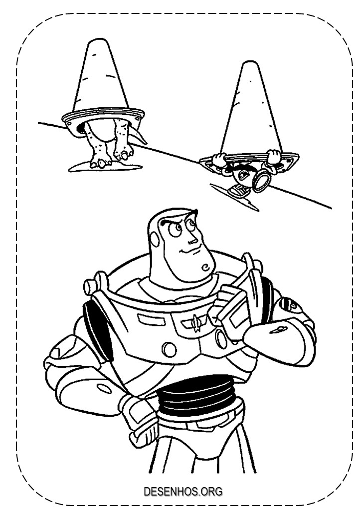 Toy Story colorir buzz 5