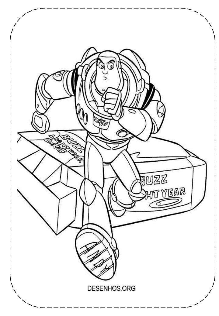 Toy Story colorir buzz 6