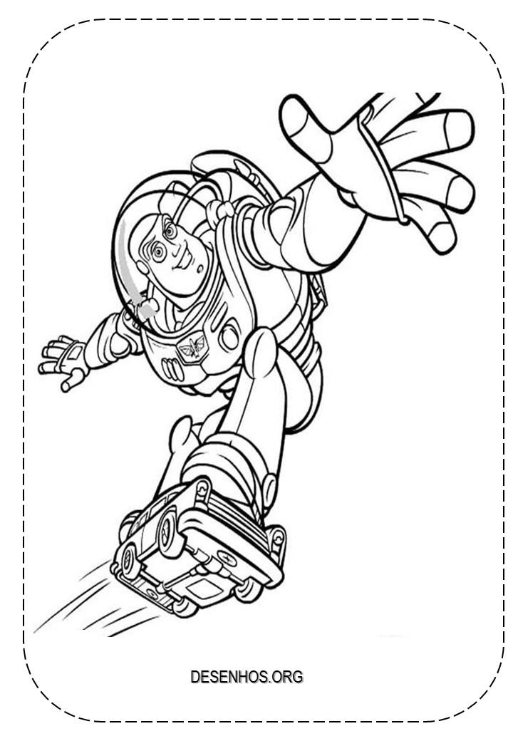 Toy Story colorir buzz 7