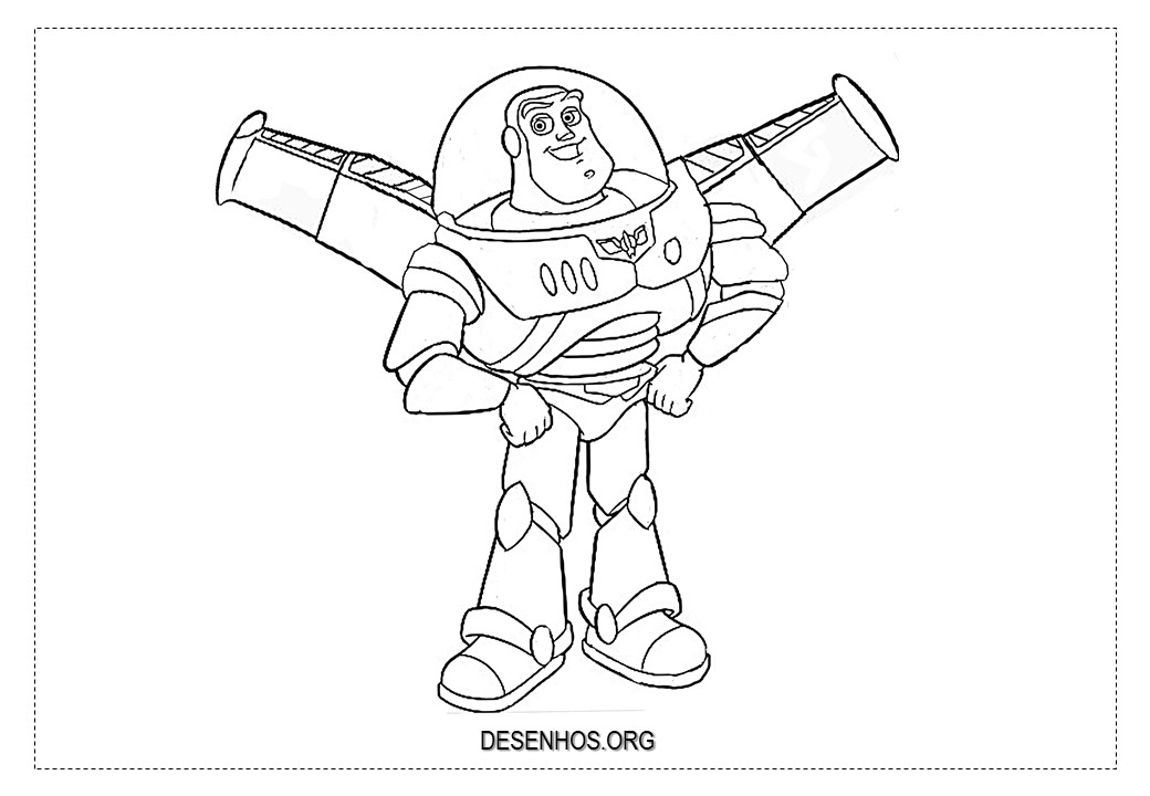 Toy Story colorir buzz Lightyear 1