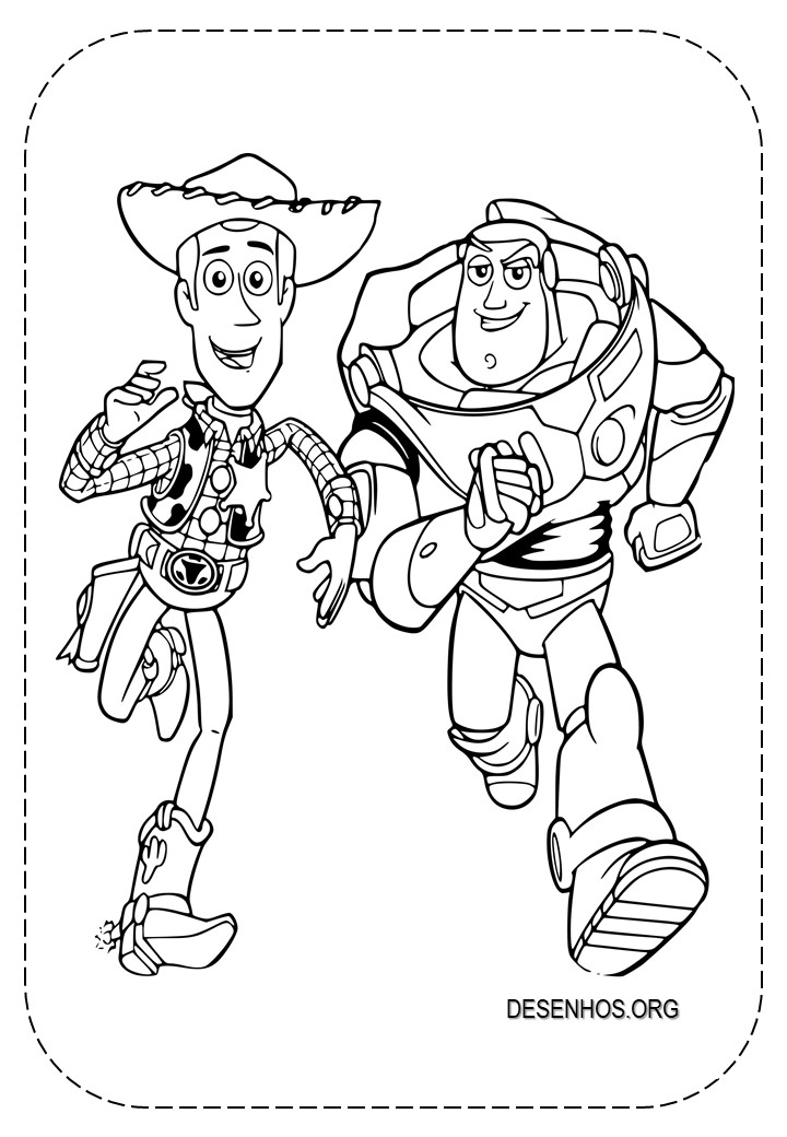 Toy Story woody e buzz imprimir 1