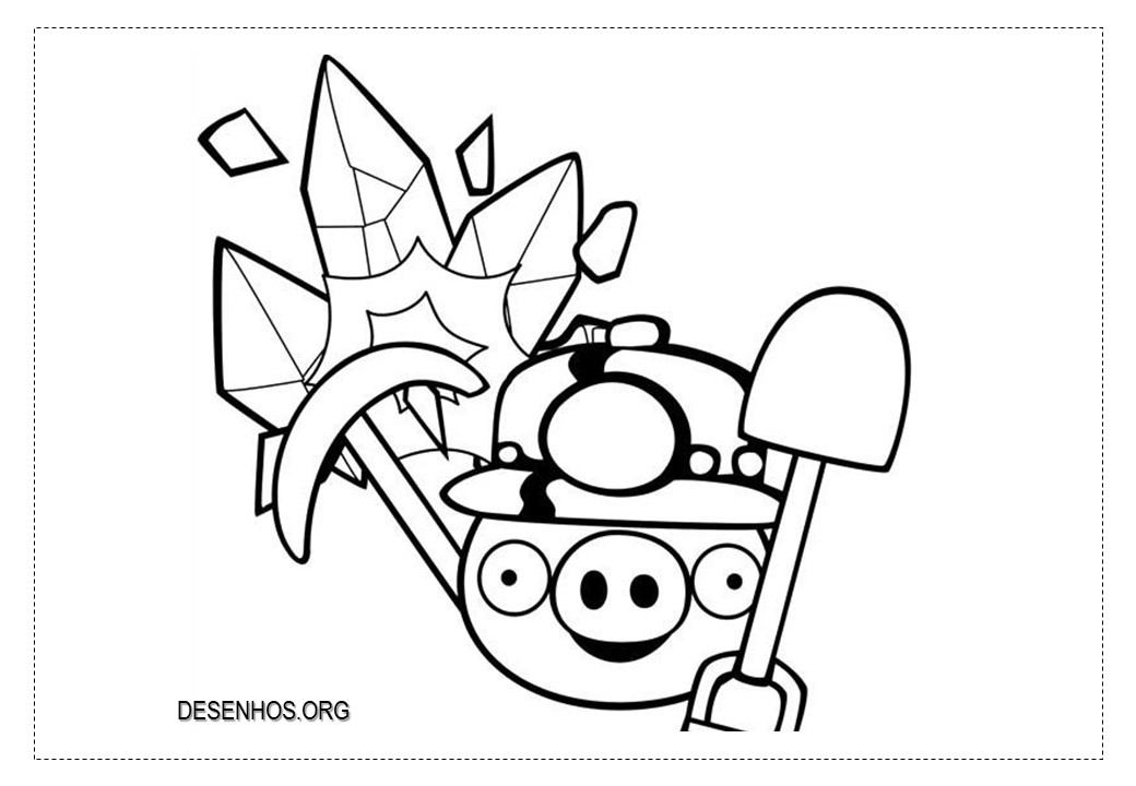 angry birds imprimir e colorir 3