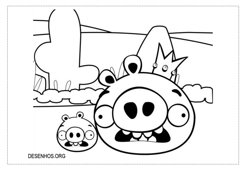 angry birds imprimir e colorir 4