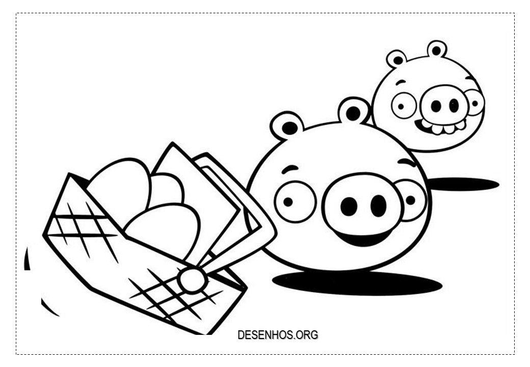 angry birds imprimir e colorir 6