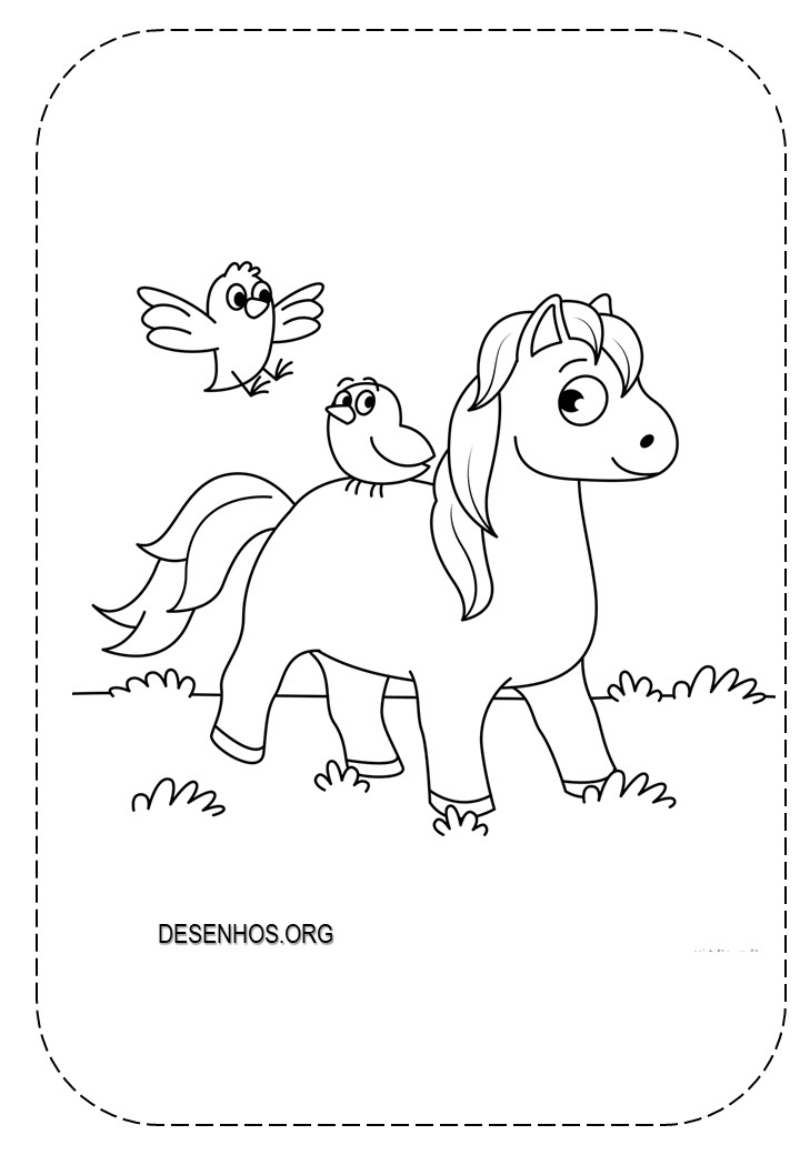 cavalos fofos imprimir 6