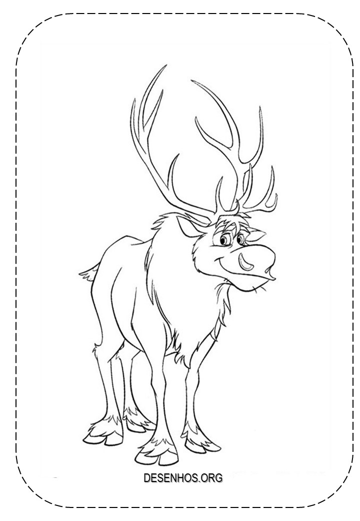 imprimir desenho frozen 8