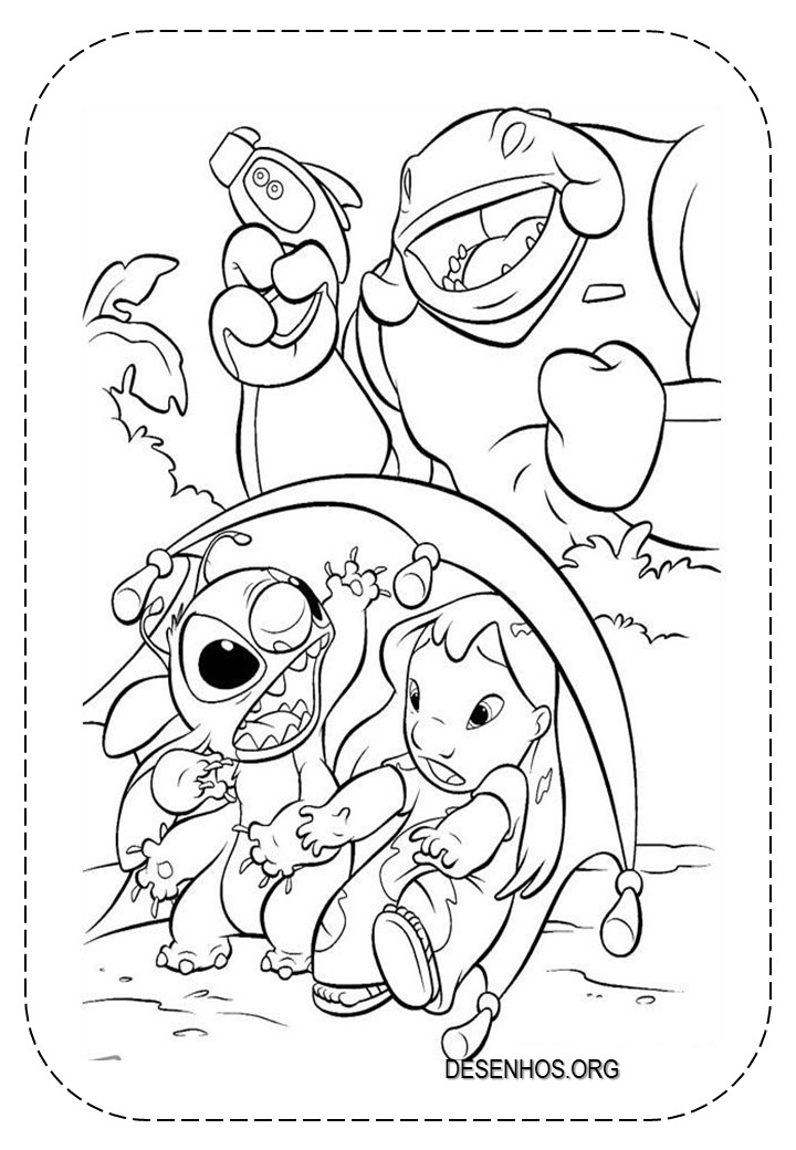 lilo e stitch imprimir e colorir 15