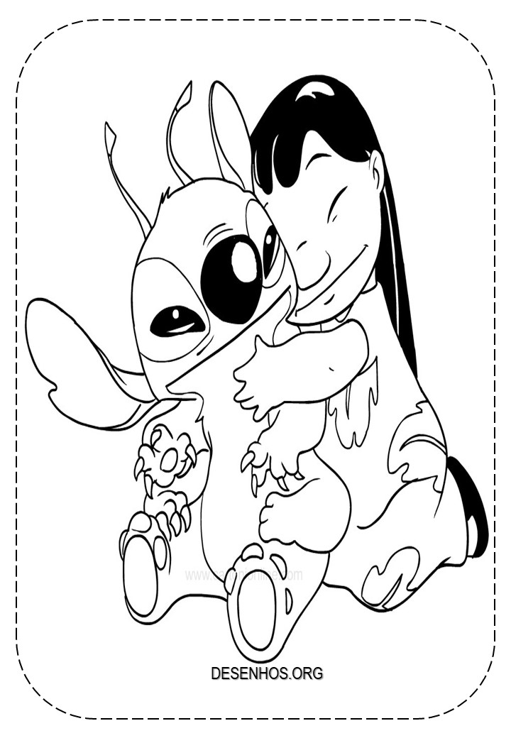 lilo e stitch imprimir e colorir 25