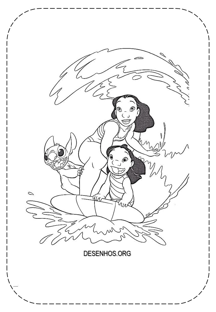 lilo e stitch imprimir e colorir 30