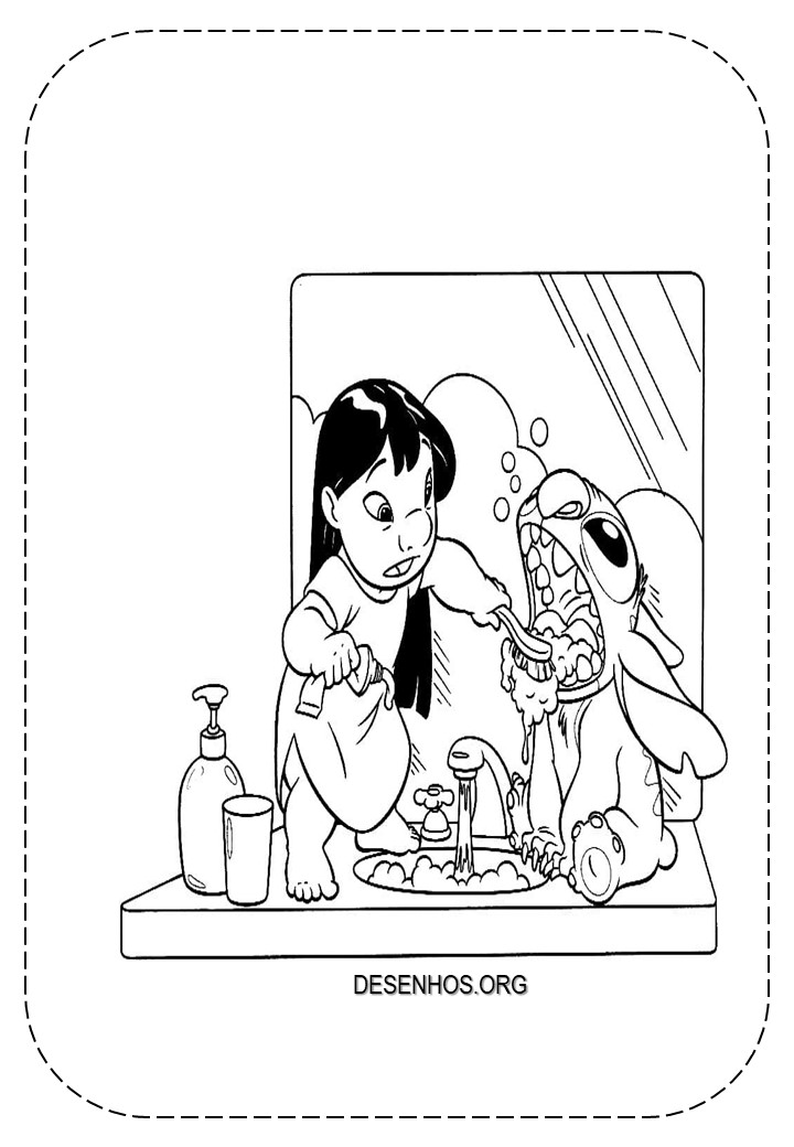 lilo e stitch imprimir e colorir 32