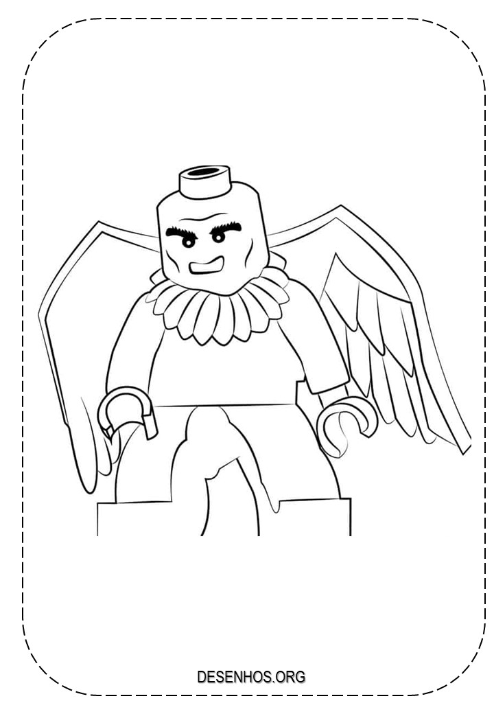 Desenhos para colorir lego marvel super-heróis 37