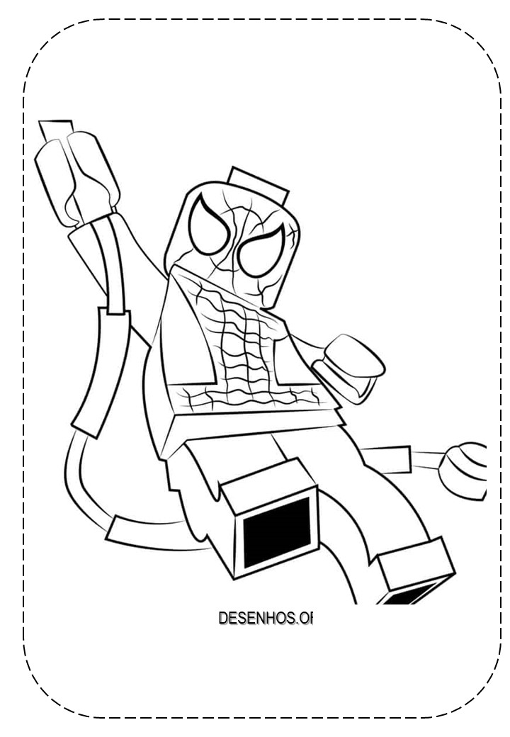 Desenhos para colorir lego marvel super-heróis 51