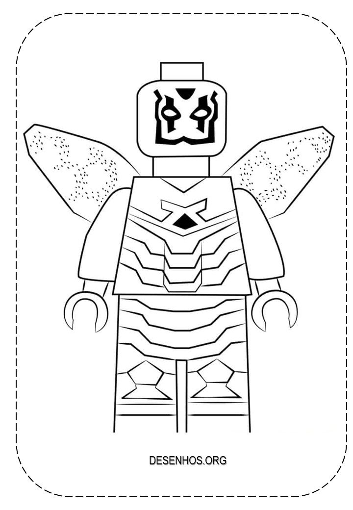 Desenhos para colorir lego marvel super heróis 9