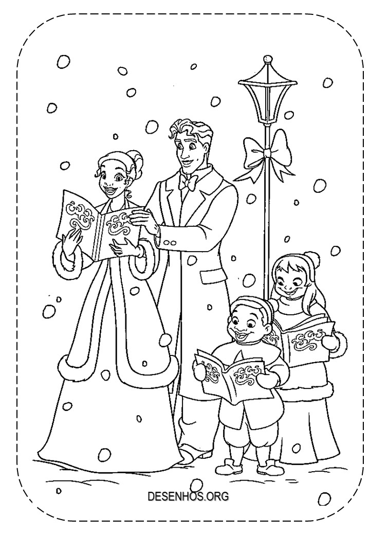 a princesa e o sapo para colorir 67