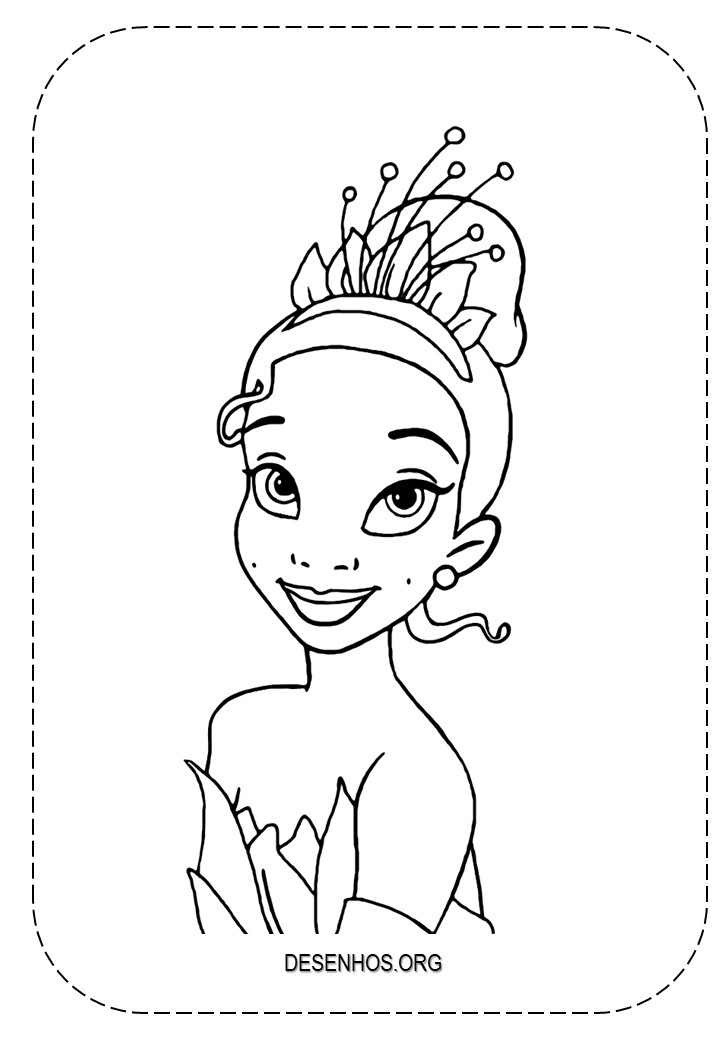 a princesa e o sapo para colorir 75