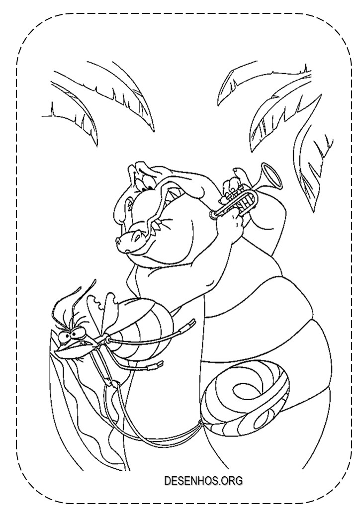 a princesa e o sapo para colorir 9