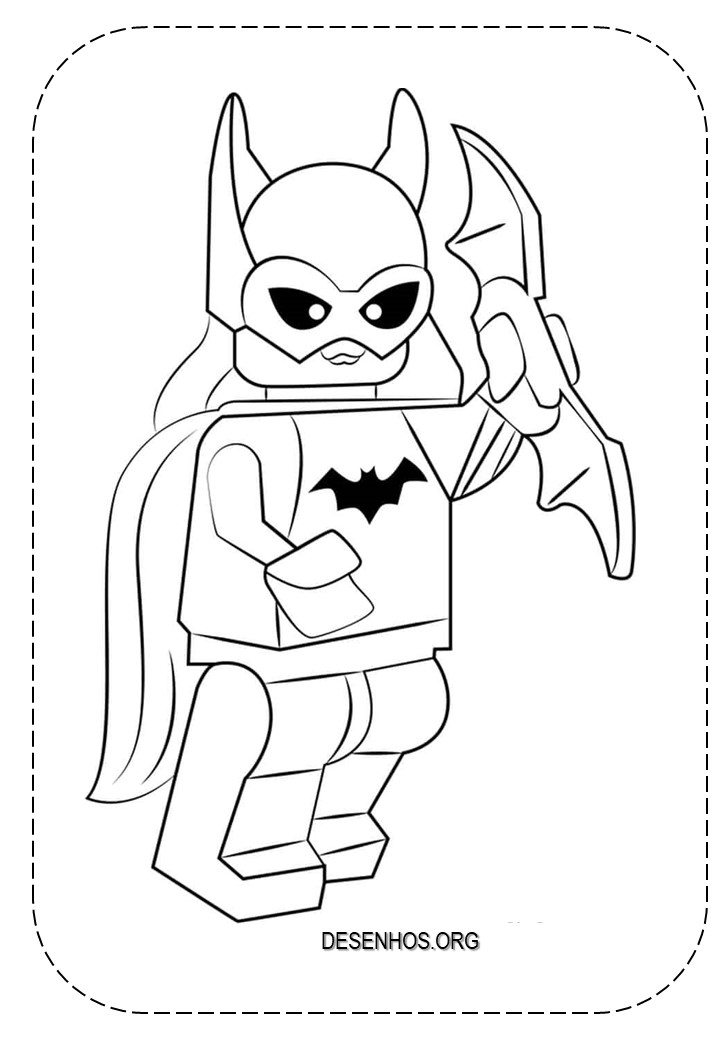 batman lego para colorir 2