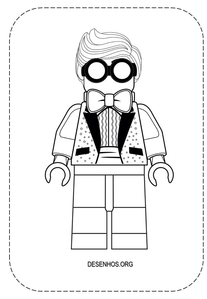 batman lego para colorir 27