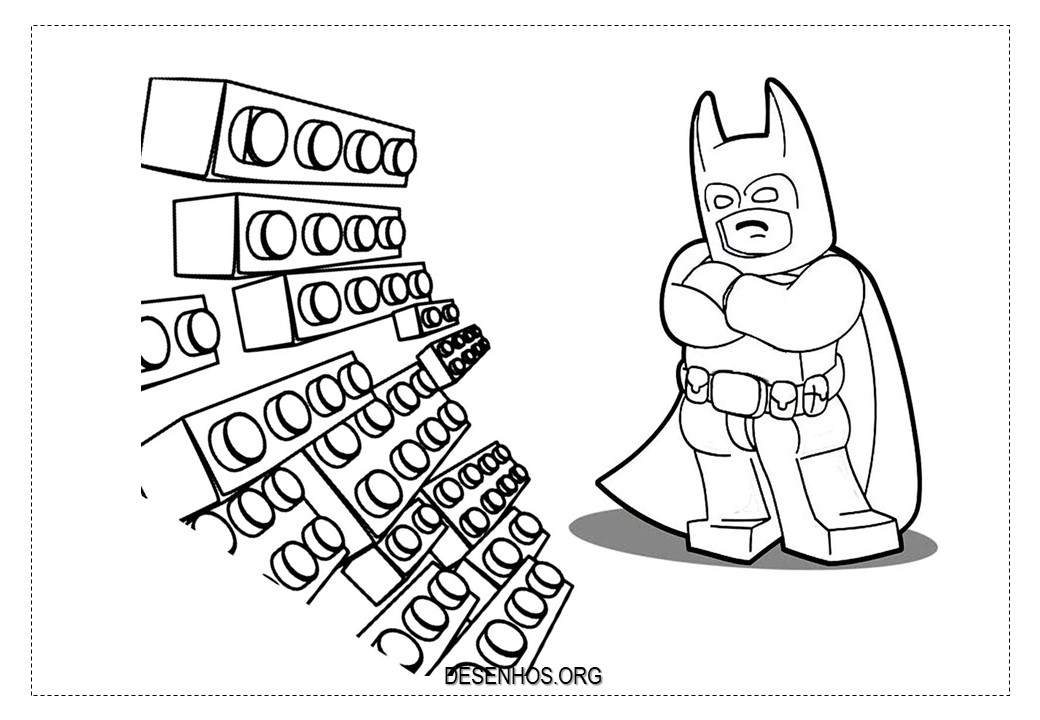 batman lego para colorir 34