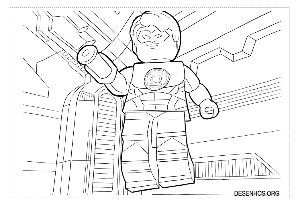 batman lego para colorir 40