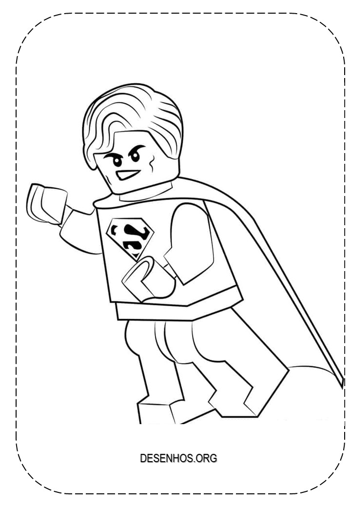 batman lego para colorir 9
