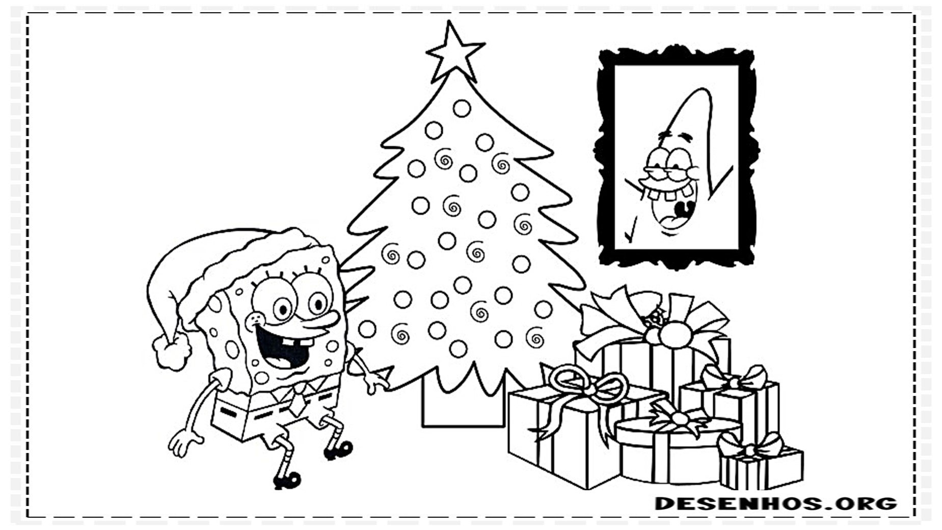 bob esponja para colorir 17